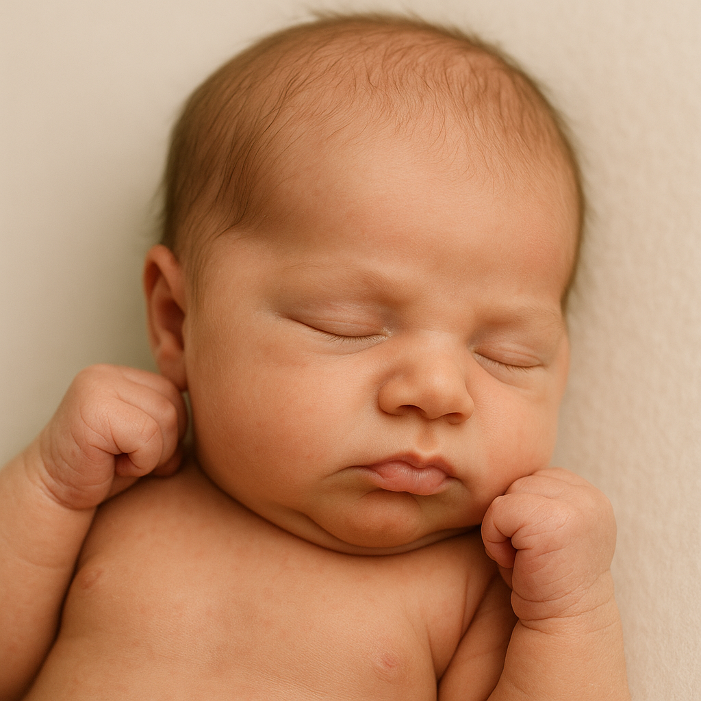 Photoreal newborn portrait 2